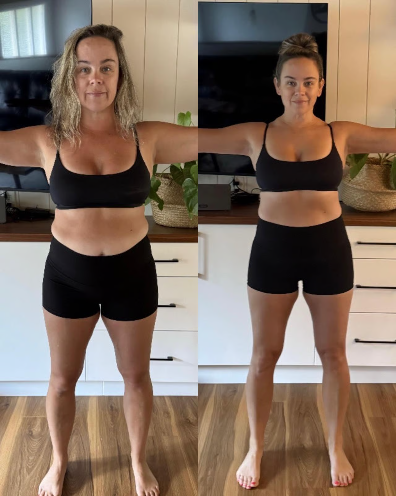 Fiona before and after results, GLP-1 Boost Lab