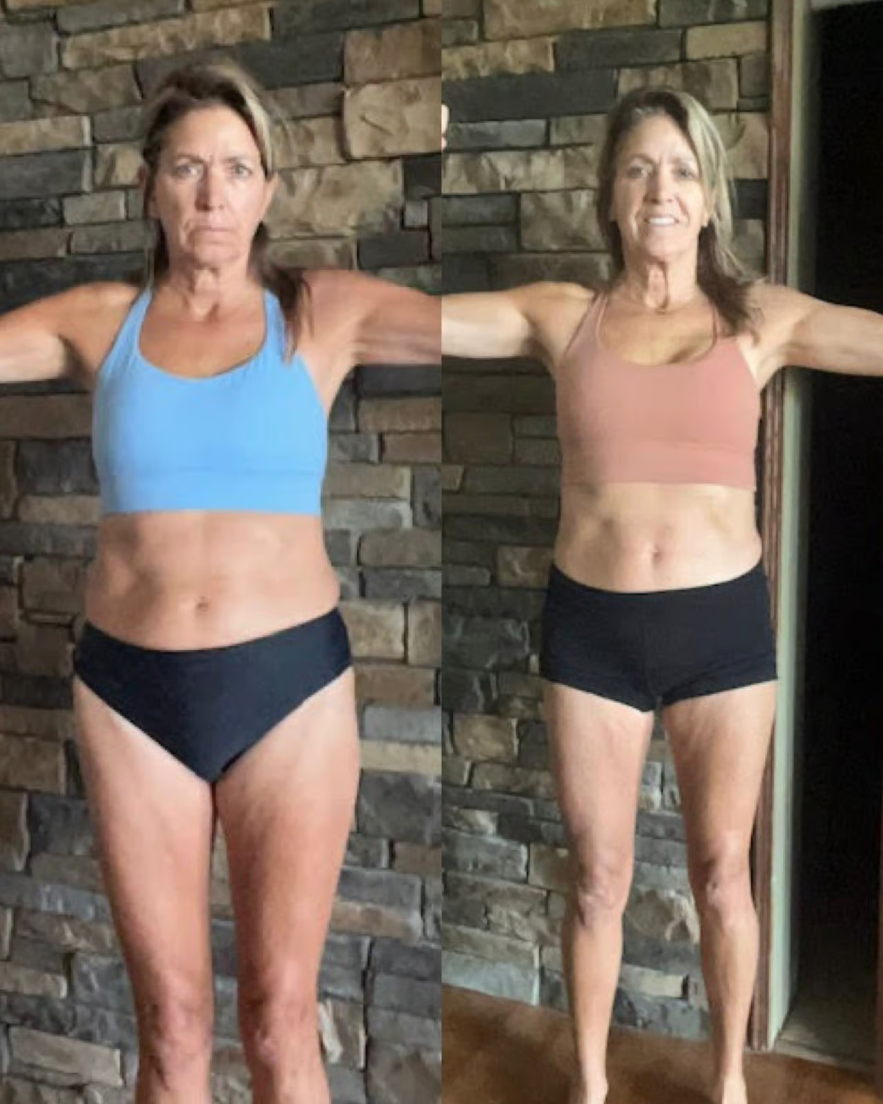 Tina before and after results, GLP-1 Boost Lab